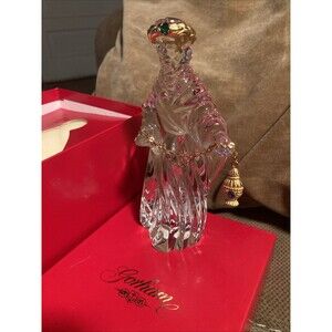 GORHAM King Gaspar 3 Wise Men New Original Red Box Crystal Nativity Figurine